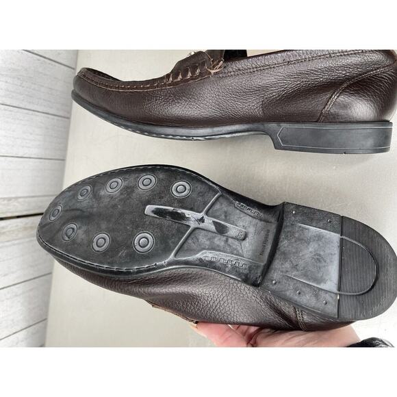 To Boot New York Adam Derrick HorseBit Loafer Brown Size 10.5 Leather - Picture 5 of 6